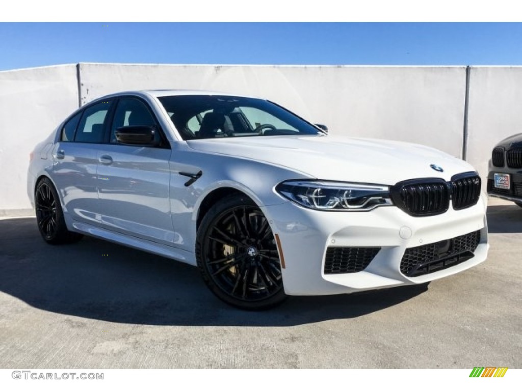 Alpine White 2019 BMW M5 Competition Exterior Photo #130830765