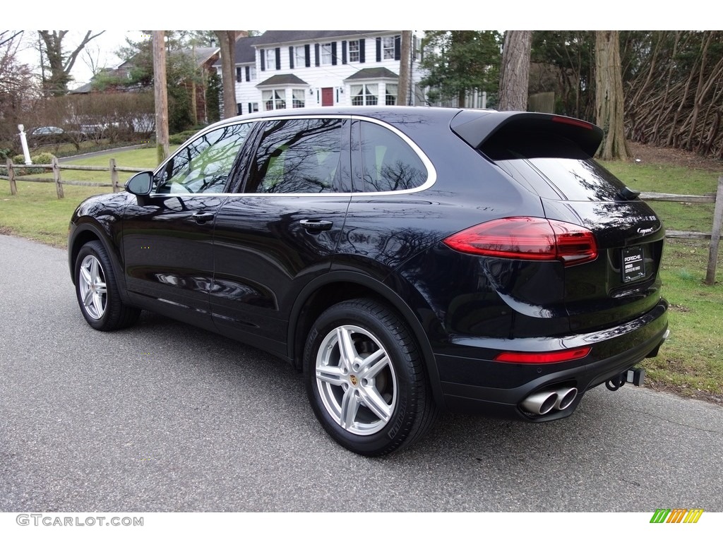 2016 Cayenne S - Moonlight Blue Metallic / Black/Luxor Beige photo #4