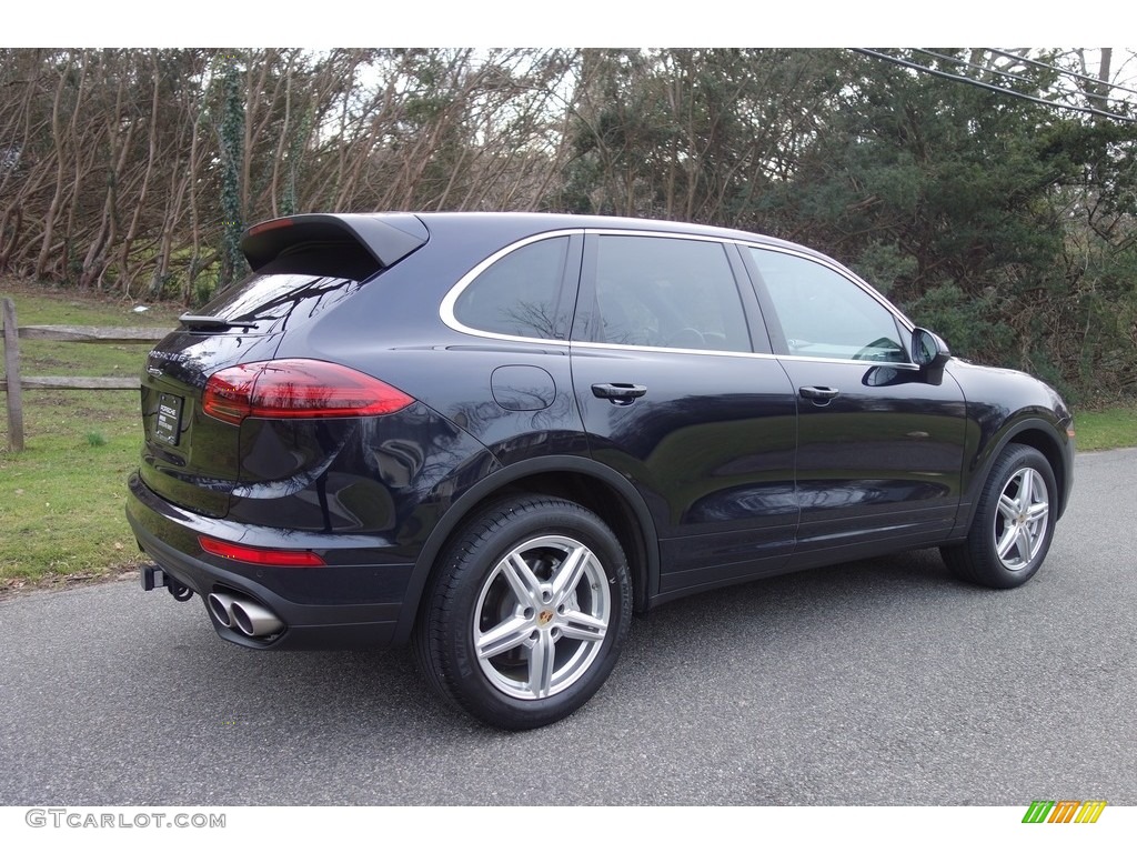 2016 Cayenne S - Moonlight Blue Metallic / Black/Luxor Beige photo #6