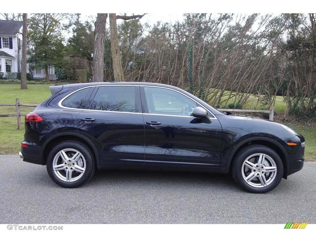 2016 Cayenne S - Moonlight Blue Metallic / Black/Luxor Beige photo #7
