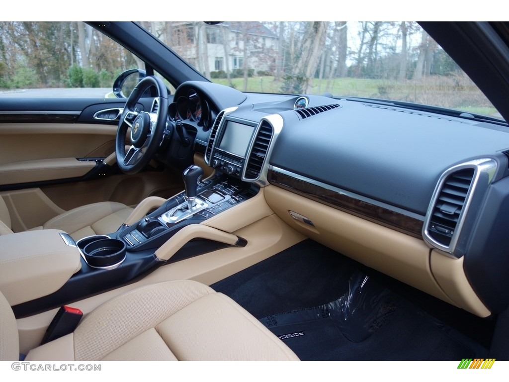 2016 Cayenne S - Moonlight Blue Metallic / Black/Luxor Beige photo #15