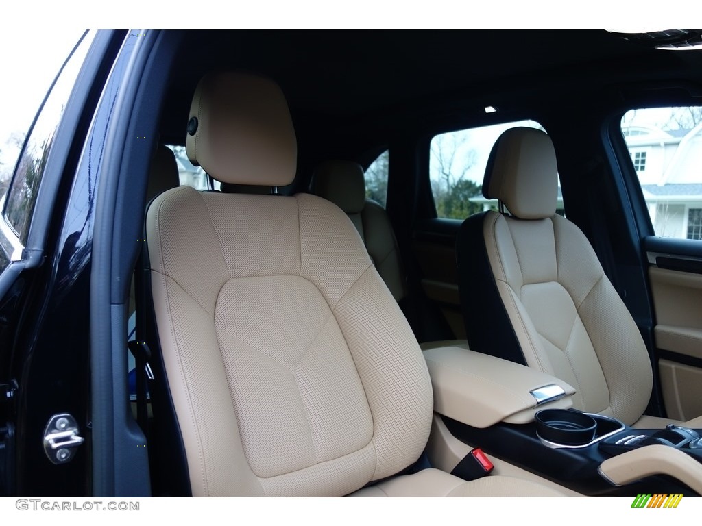 2016 Cayenne S - Moonlight Blue Metallic / Black/Luxor Beige photo #18