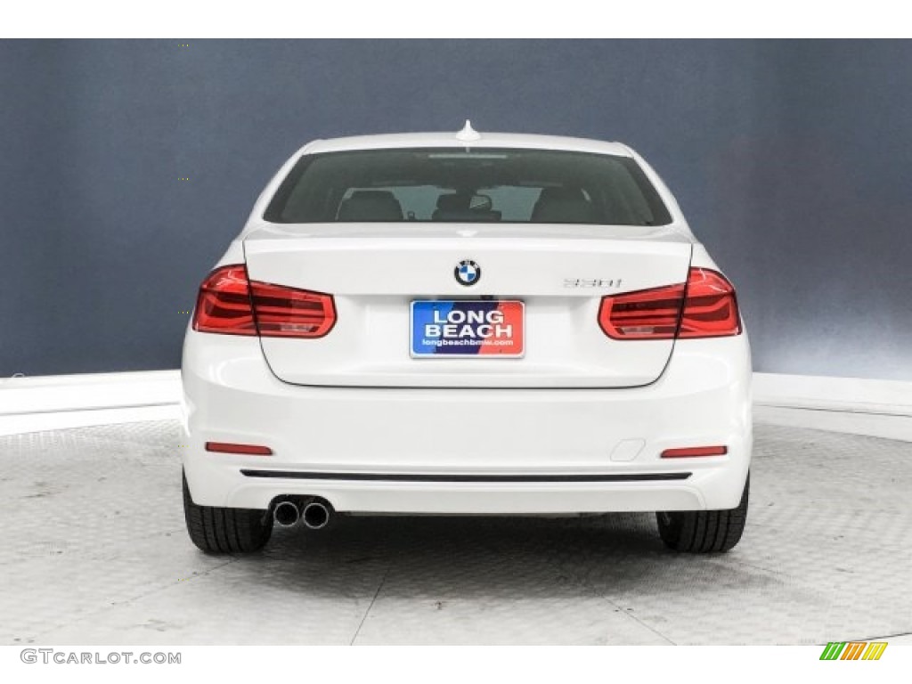 2018 3 Series 330i Sedan - Mineral White Metallic / Black photo #3