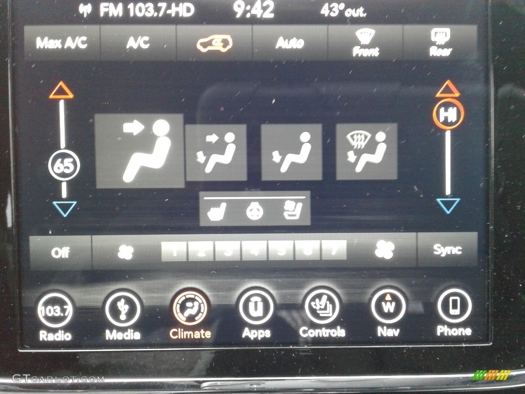 2019 Jeep Grand Cherokee Trailhawk 4x4 Controls Photo #130832175