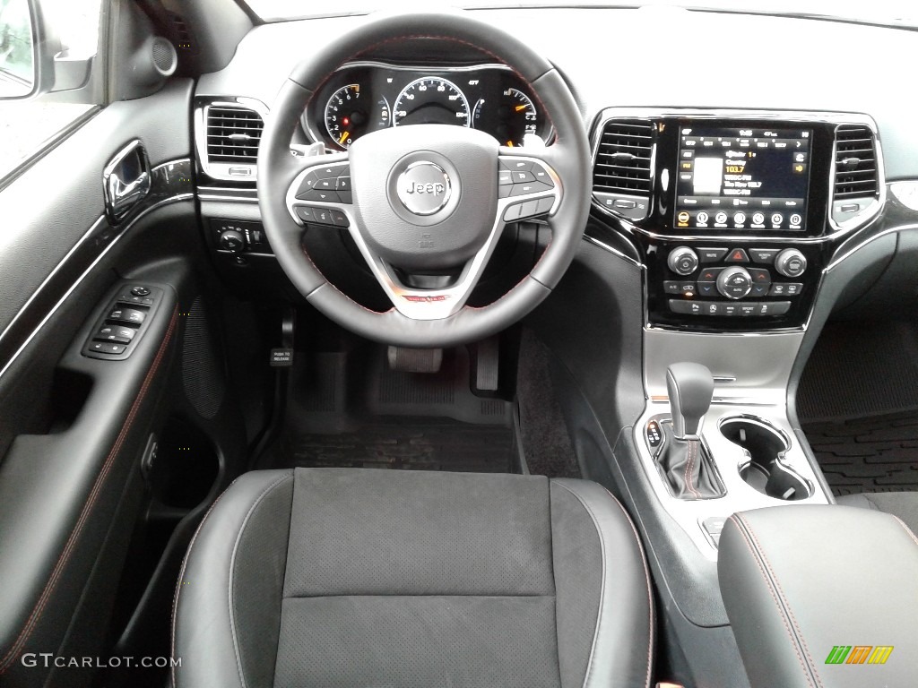 2019 Jeep Grand Cherokee Trailhawk 4x4 Ruby Red/Black Dashboard Photo #130832490