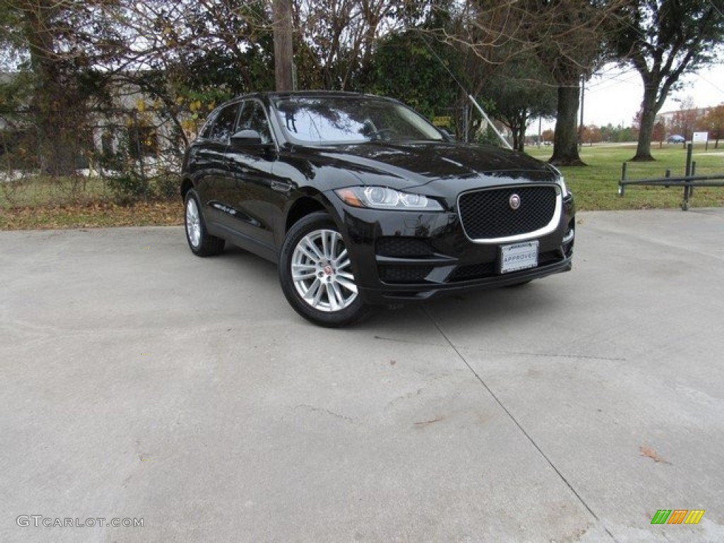 2017 F-PACE 35t AWD Prestige - Ultimate Black / Jet photo #1