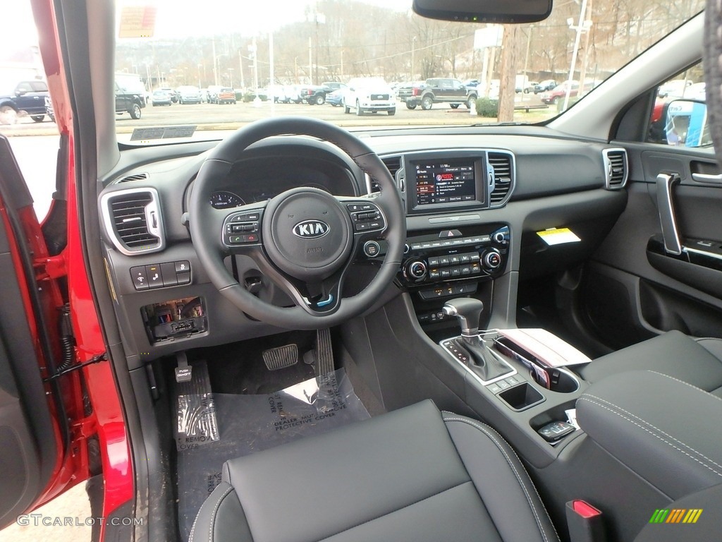 2019 Sportage EX AWD - Hyper Red / Black photo #13