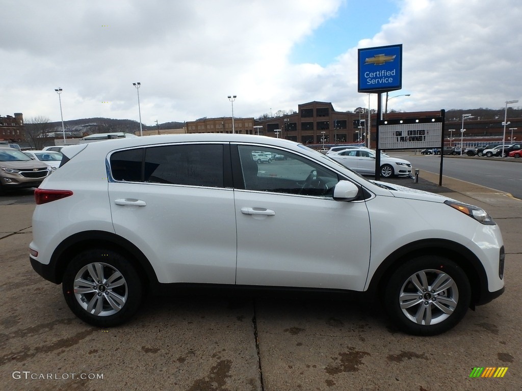 Clear White 2019 Kia Sportage LX Exterior Photo #130833480