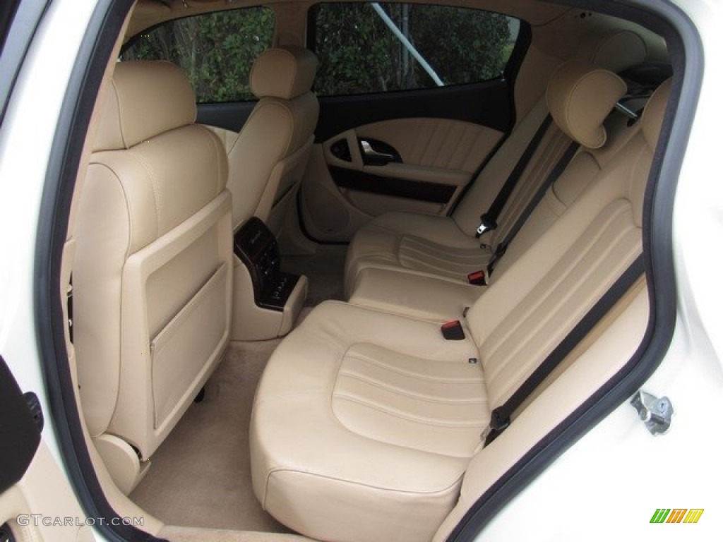 2012 Quattroporte S - Bianco Eldorado (White) / Pearl Beige photo #5