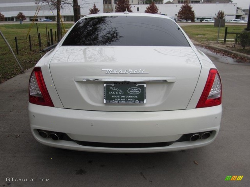 2012 Quattroporte S - Bianco Eldorado (White) / Pearl Beige photo #10