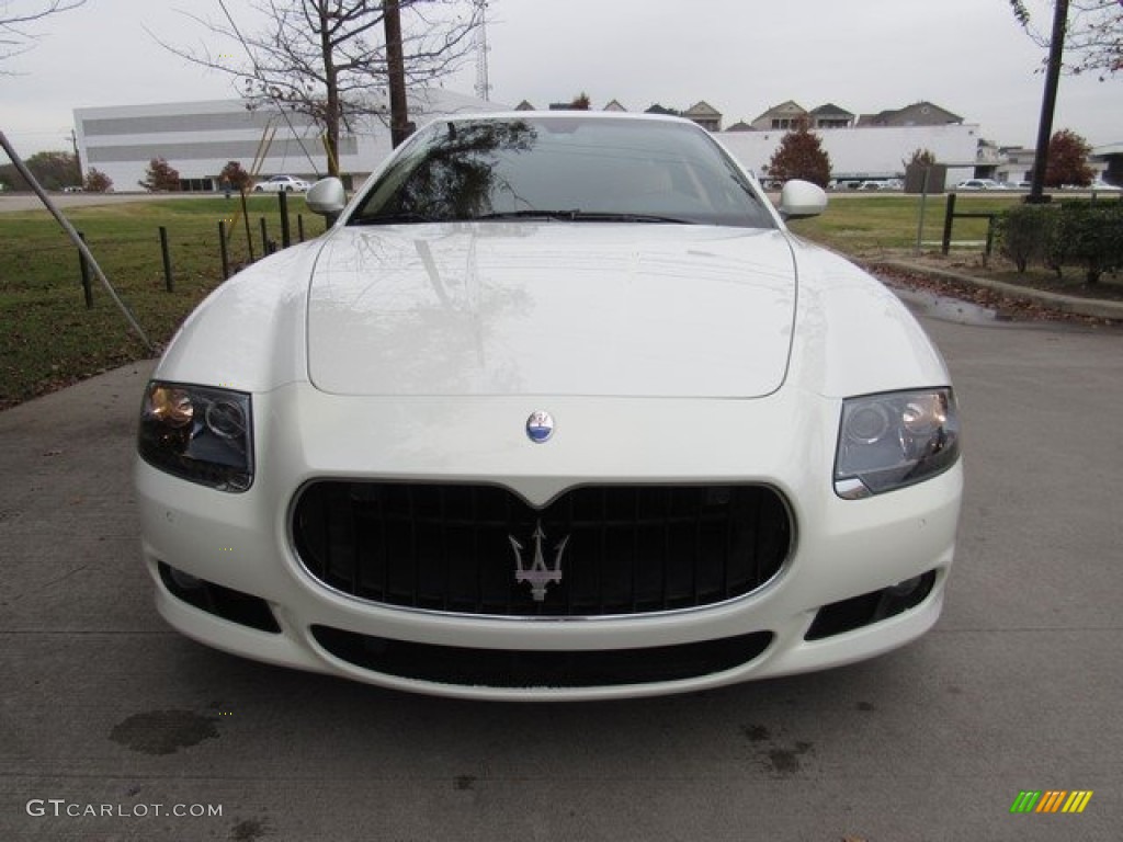 2012 Quattroporte S - Bianco Eldorado (White) / Pearl Beige photo #11