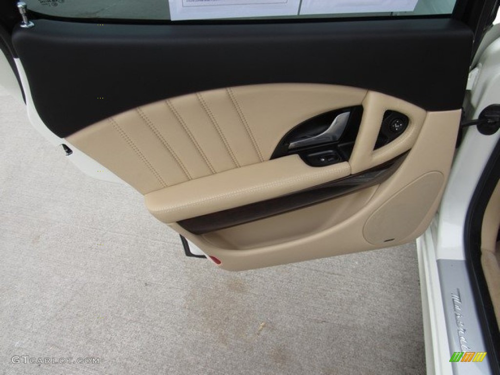 2012 Quattroporte S - Bianco Eldorado (White) / Pearl Beige photo #23