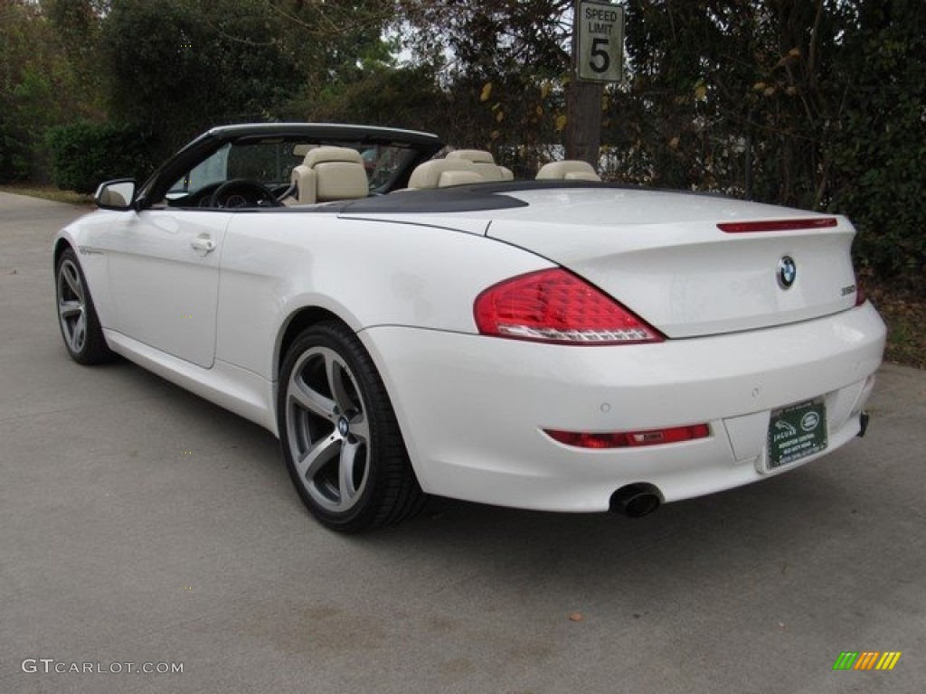 2010 6 Series 650i Convertible - Alpine White / Cream Beige photo #2