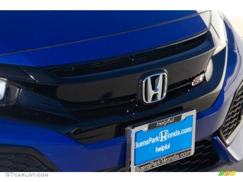 2019 Civic Si Coupe - Agean Blue Metallic / Black photo #4