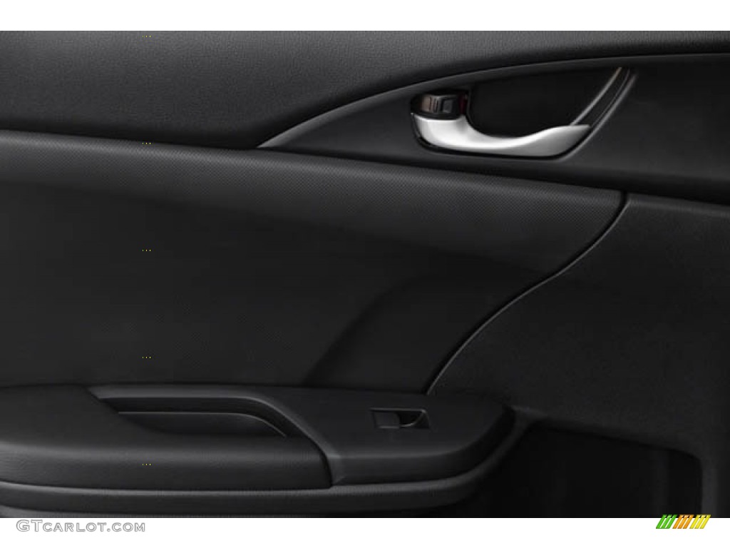 2019 Honda Civic Sport Sedan Black Door Panel Photo #130836728