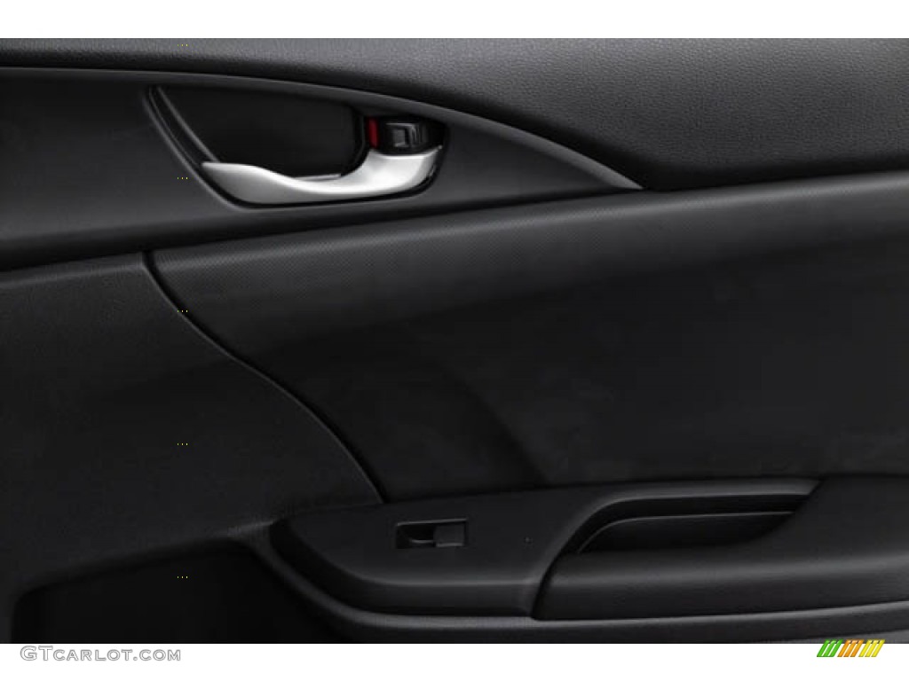 2019 Honda Civic Sport Sedan Black Door Panel Photo #130836752