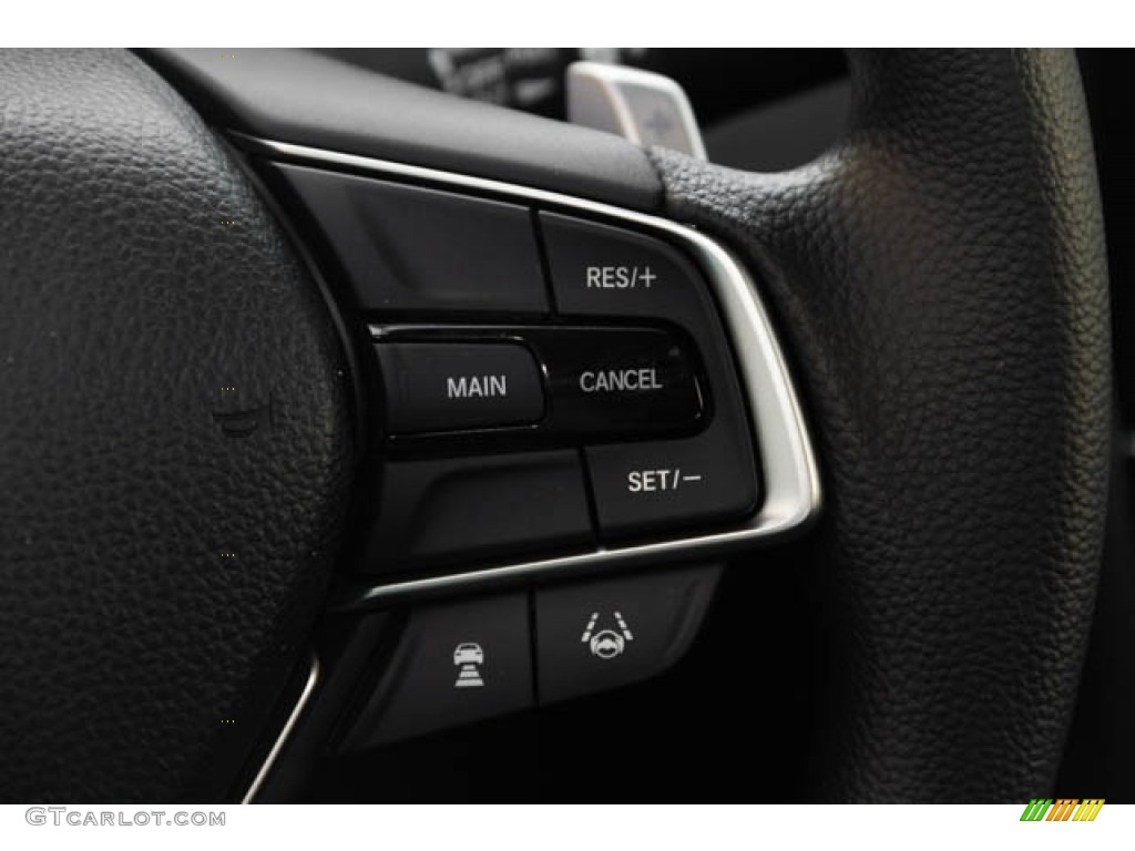 2019 Honda Insight LX Black Steering Wheel Photo #130838031
