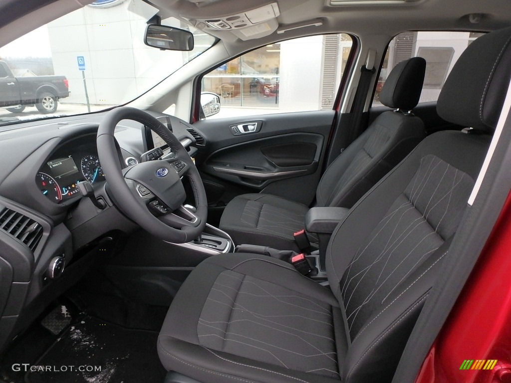 Ebony Black Interior 2018 Ford EcoSport SE 4WD Photo #130838622