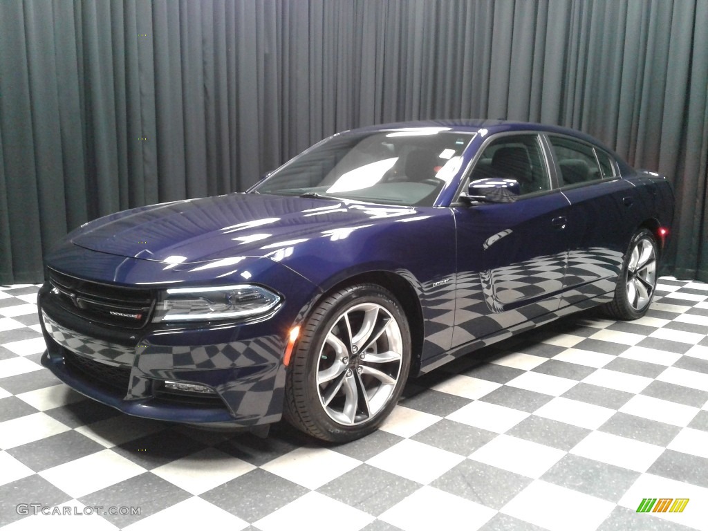 2016 Charger R/T - Jazz Blue Pearl Coat / Black photo #2