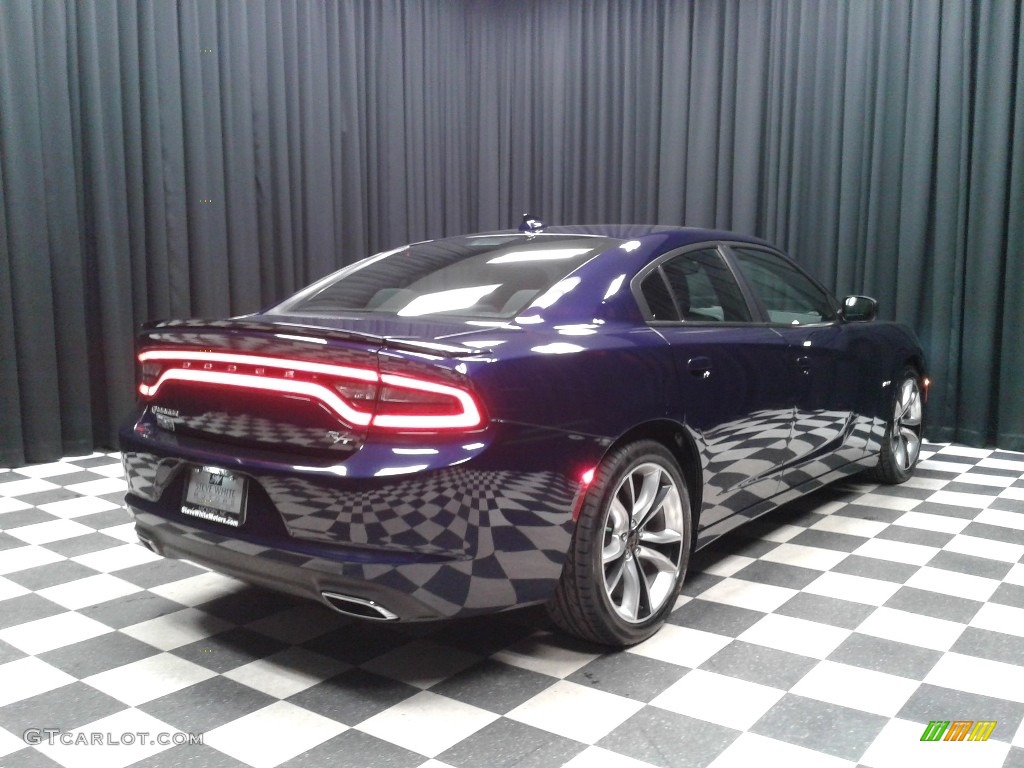 2016 Charger R/T - Jazz Blue Pearl Coat / Black photo #6