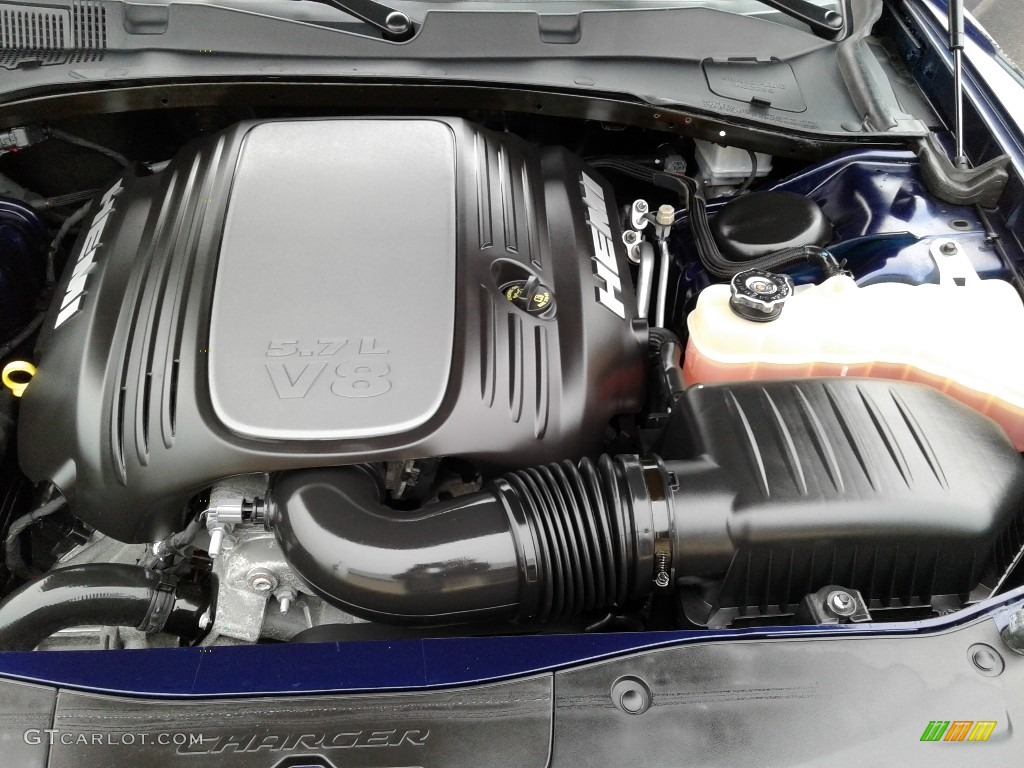 2016 Charger R/T - Jazz Blue Pearl Coat / Black photo #31
