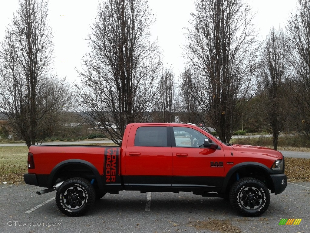 2018 2500 Power Wagon Crew Cab 4x4 - Flame Red / Black/Diesel Gray photo #5