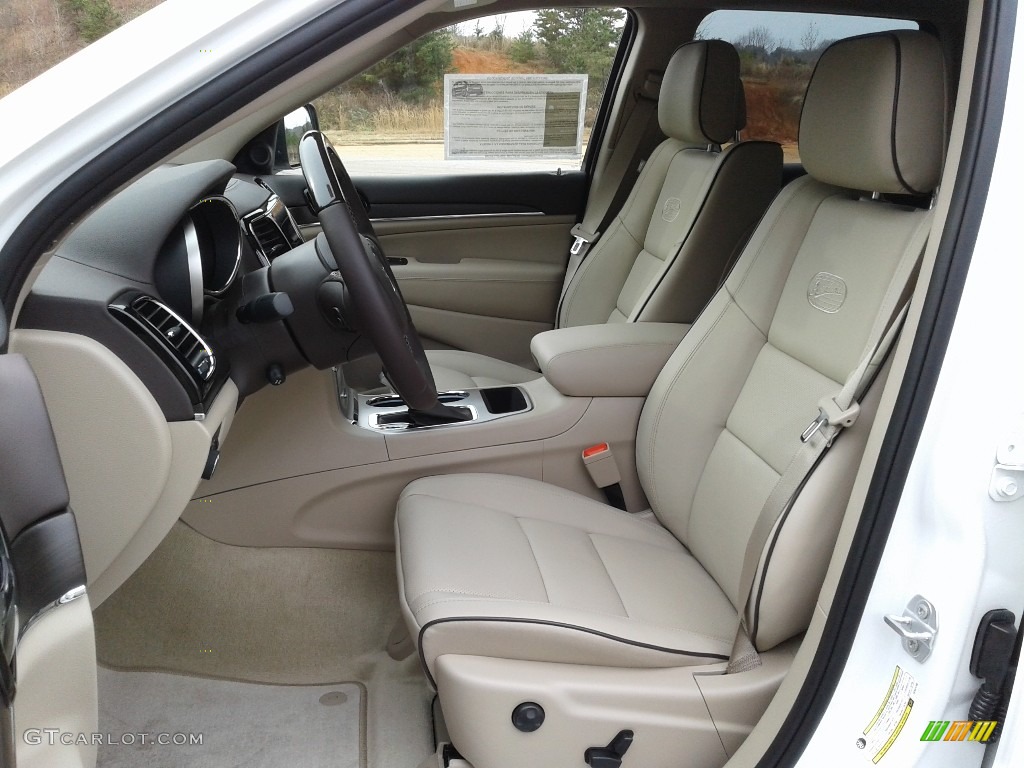 Light Frost/Brown Interior 2019 Jeep Grand Cherokee Overland Photo #130840380