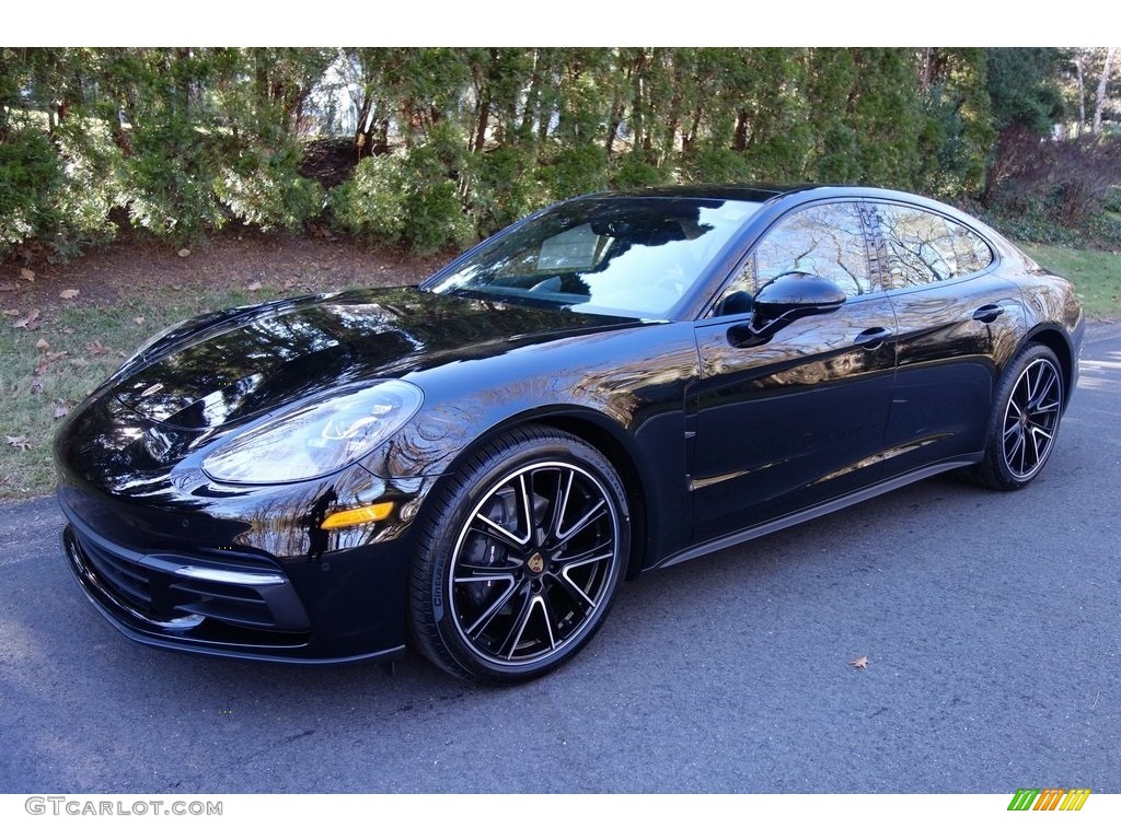 Black 2018 Porsche Panamera 4 Exterior Photo #130840663