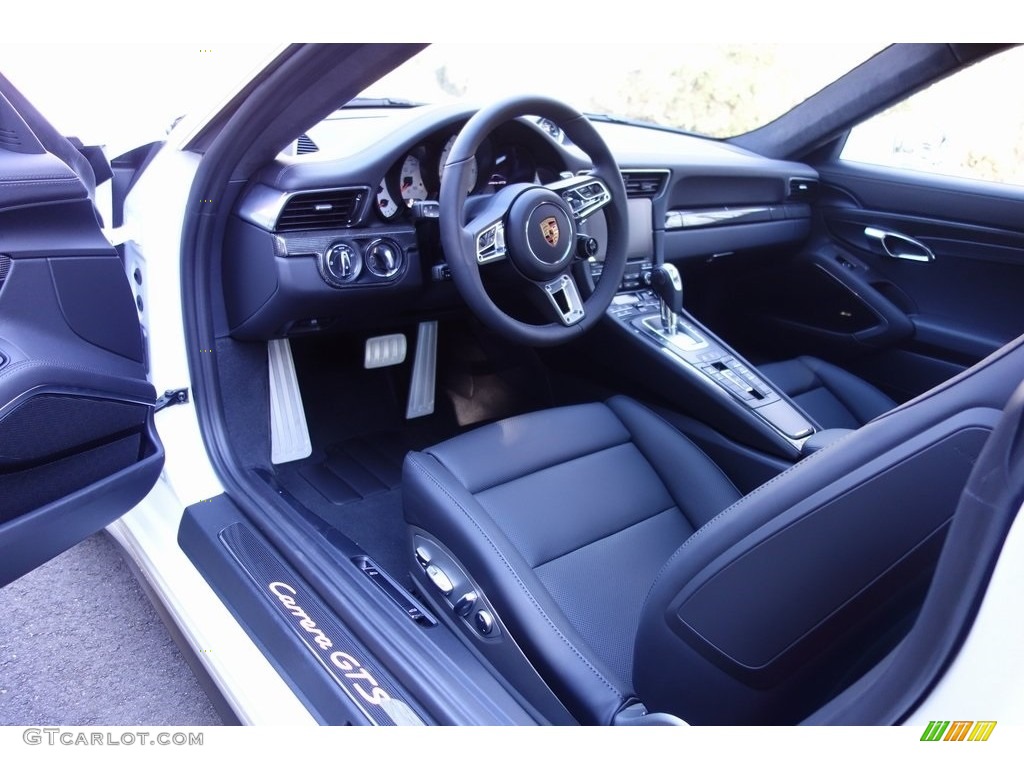 Black Interior 2019 Porsche 911 Carrera GTS Coupe Photo #130840696