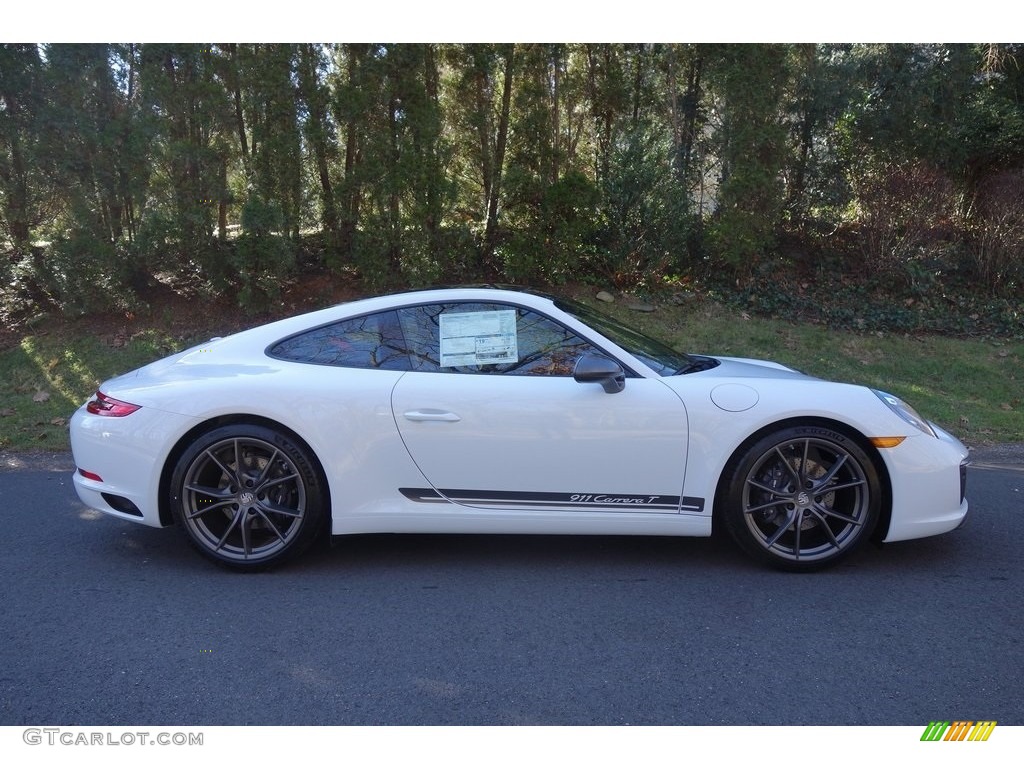 White 2019 Porsche 911 Carrera T Coupe Exterior Photo #130840873