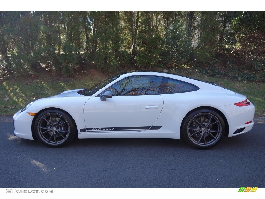 White 2019 Porsche 911 Carrera T Coupe Exterior Photo #130840930