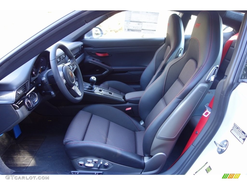 Black Interior 2019 Porsche 911 Carrera T Coupe Photo #130841020