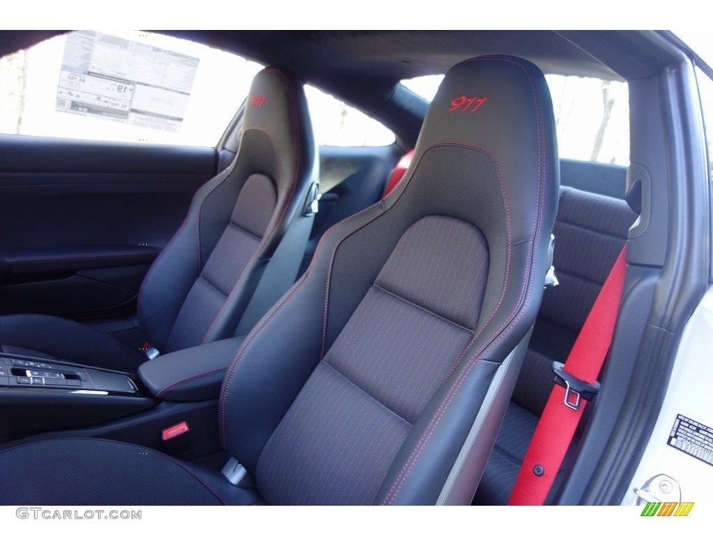 Black Interior 2019 Porsche 911 Carrera T Coupe Photo #130841032