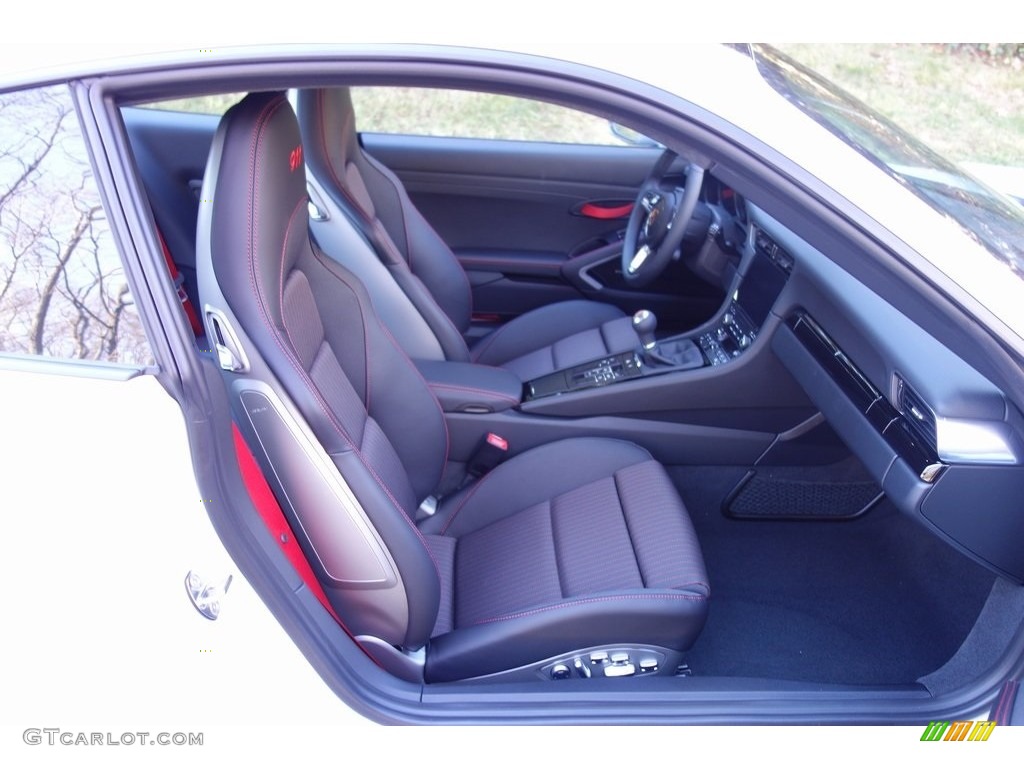 Black Interior 2019 Porsche 911 Carrera T Coupe Photo #130841095
