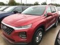 Scarlet Red 2019 Hyundai Santa Fe SEL Exterior