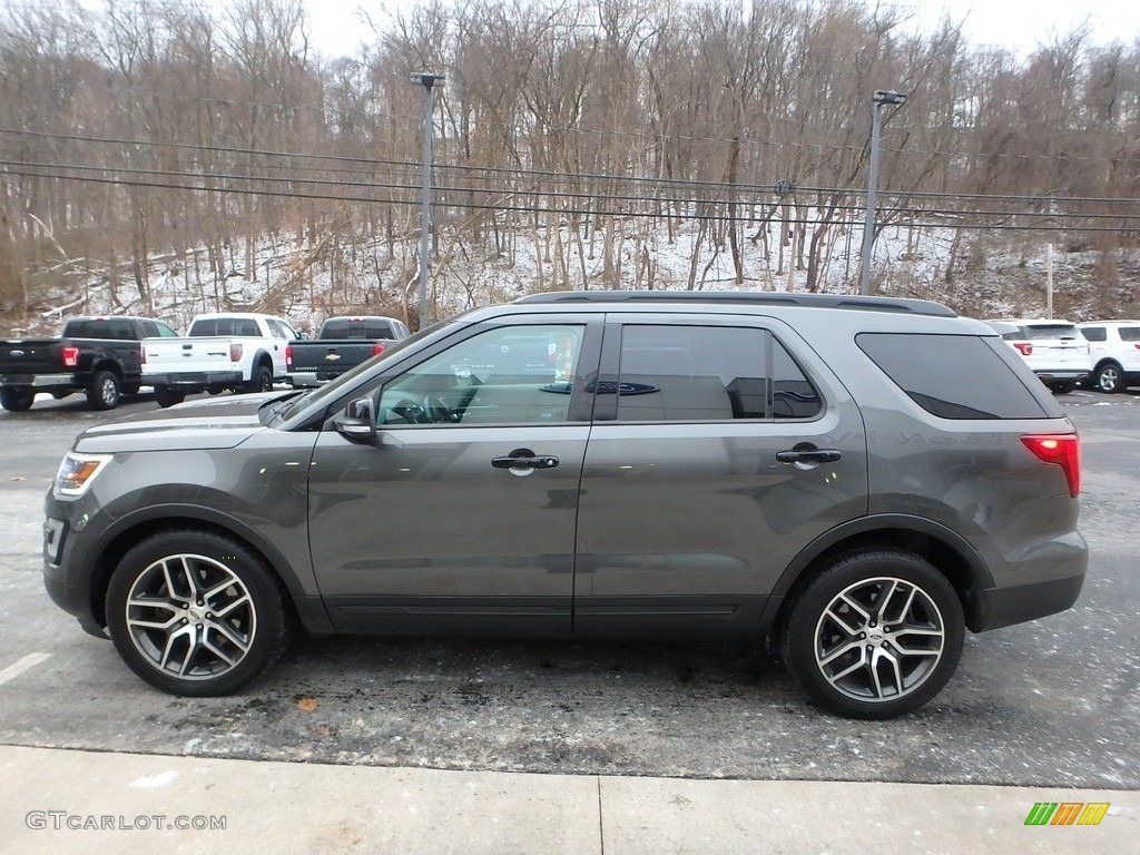 2017 Explorer Sport 4WD - Magnetic / Ebony Black photo #6