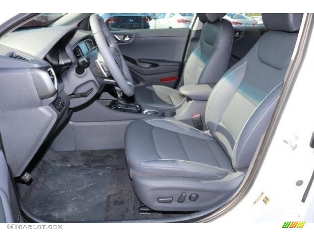 Black Interior 2019 Hyundai Ioniq Hybrid Limited Photo #130845411