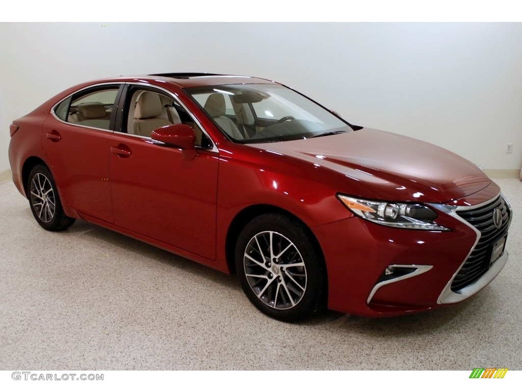 2017 ES 350 - Matador Red Mica / Parchment photo #1