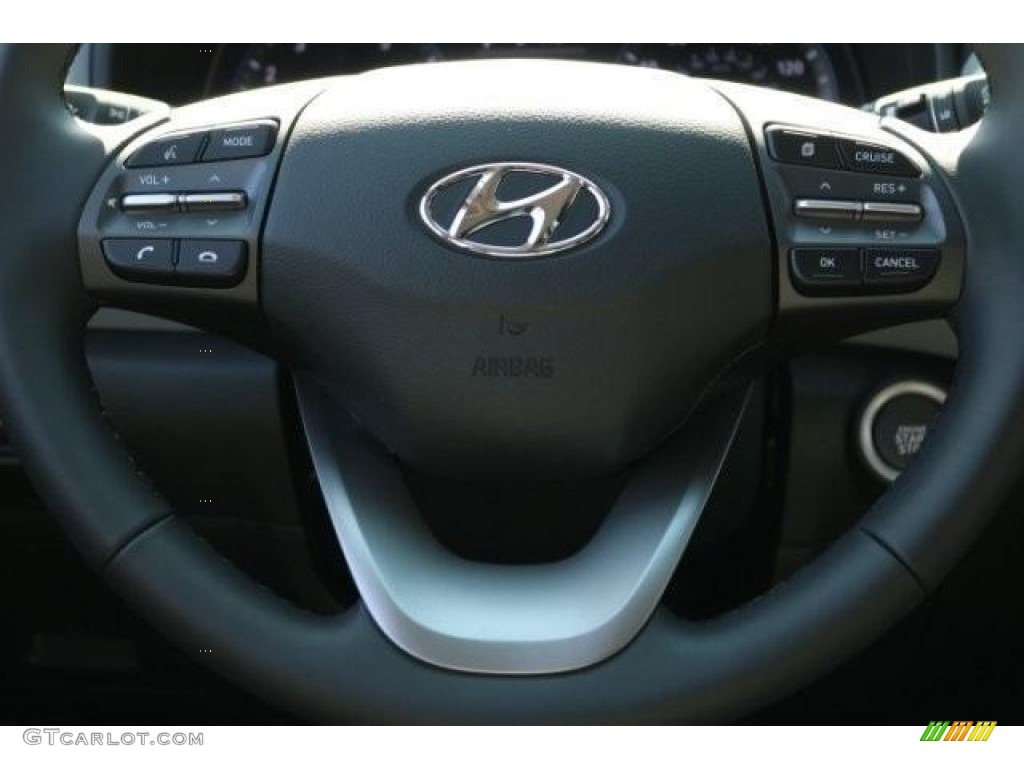 2019 Kona SEL AWD - Sunset Orange / Gray/Black photo #3