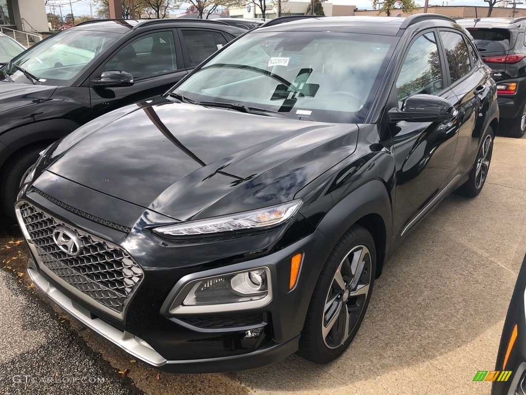 Ultra Black 2019 Hyundai Kona Ultimate Exterior Photo #130847268