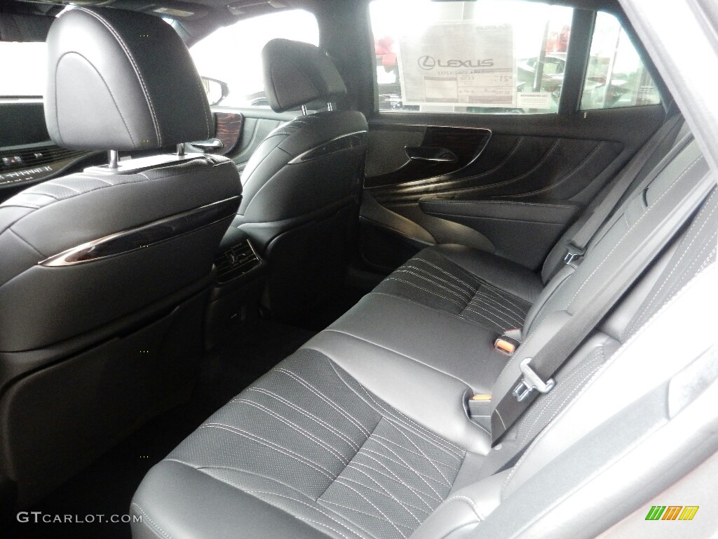 Black Interior 2019 Lexus LS 500 AWD Photo #130847271