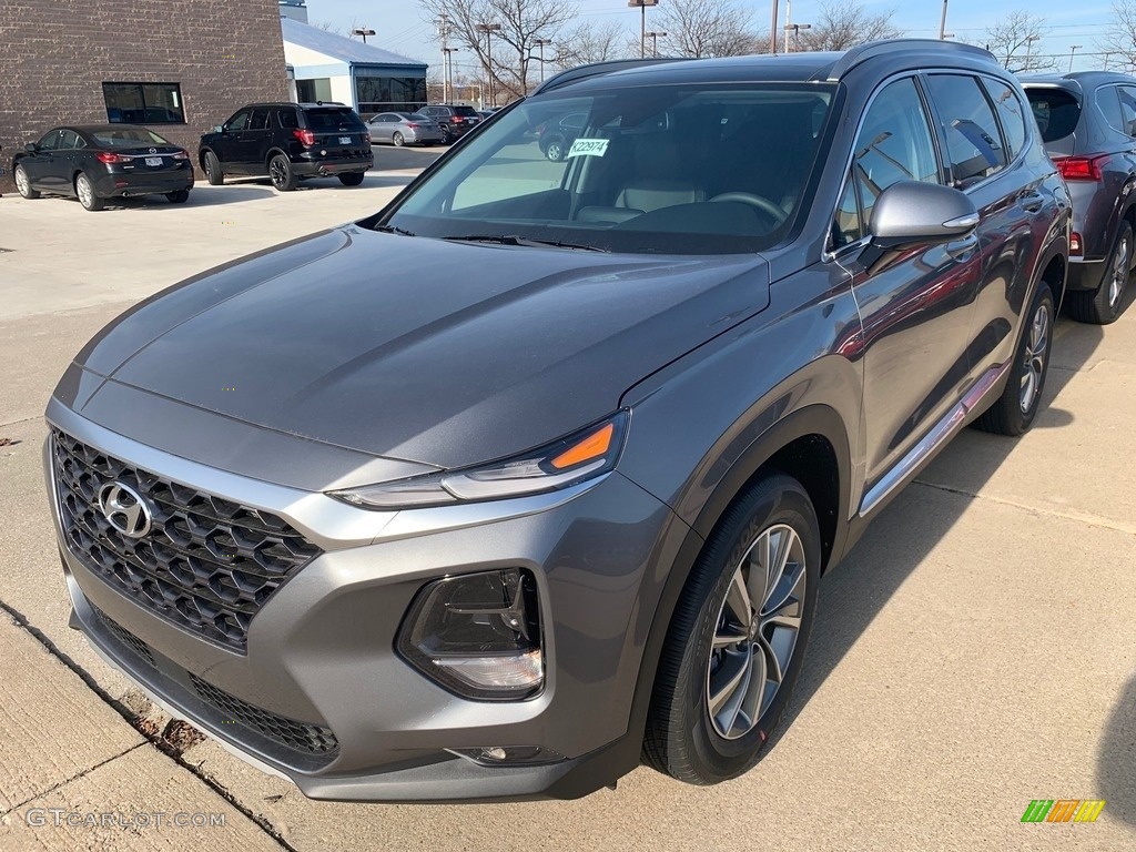 2019 Santa Fe Limited AWD - Machine Gray / Black photo #1