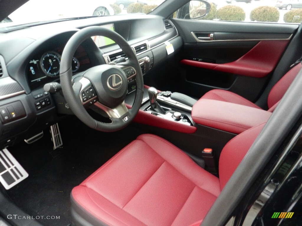 Rioja Red Interior 2019 Lexus GS 350 F Sport AWD Photo #130847426