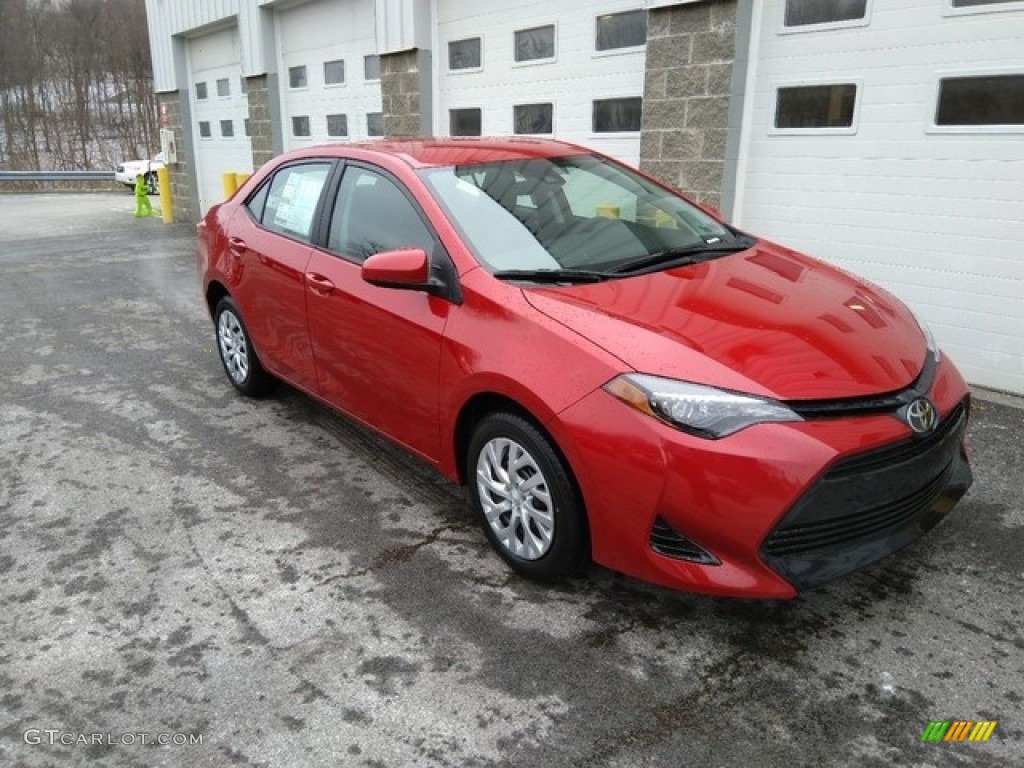 Barcelona Red Metallic Toyota Corolla