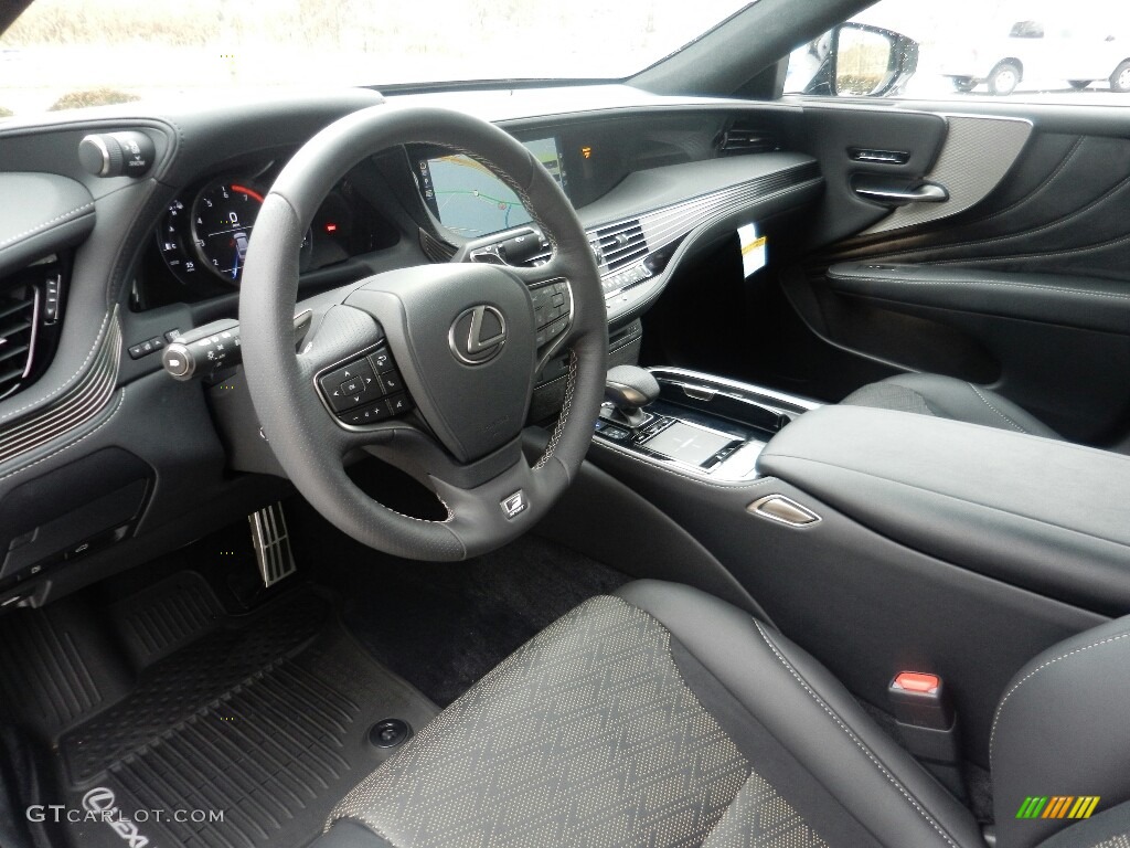 Black Interior 2018 Lexus LS 500 F Sport AWD Photo #130847574