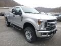 2019 Ingot Silver Ford F250 Super Duty XLT SuperCab 4x4  photo #3