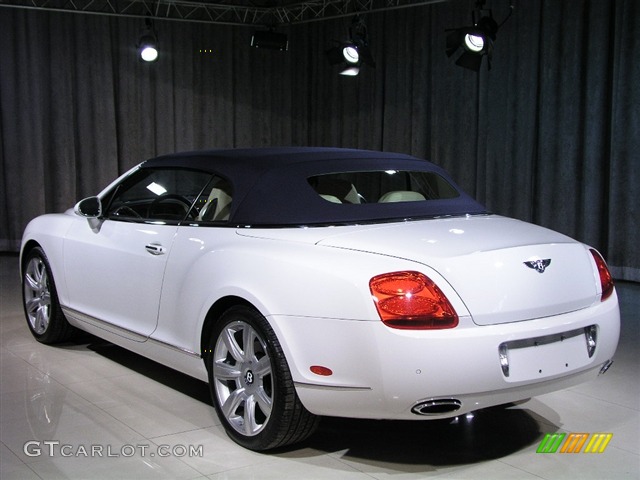 2007 Continental GTC  - Glacier White / Magnolia/Nautic photo #2