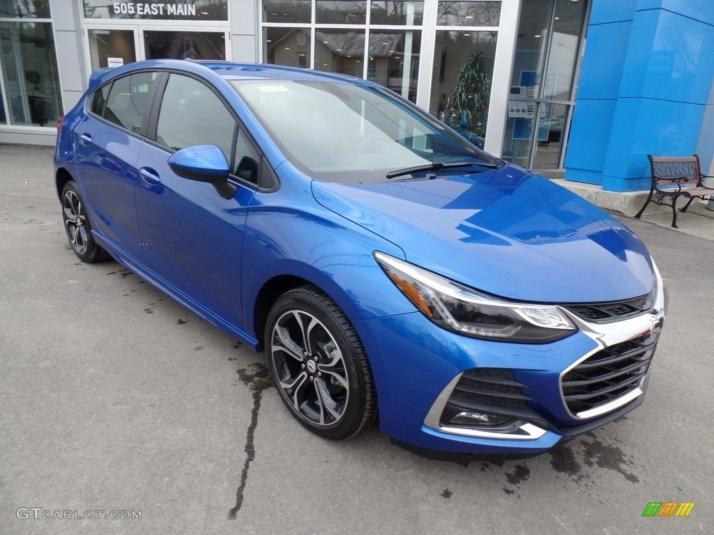 Kinetic Blue Metallic 2019 Chevrolet Cruze LT Hatchback Exterior Photo #130848114