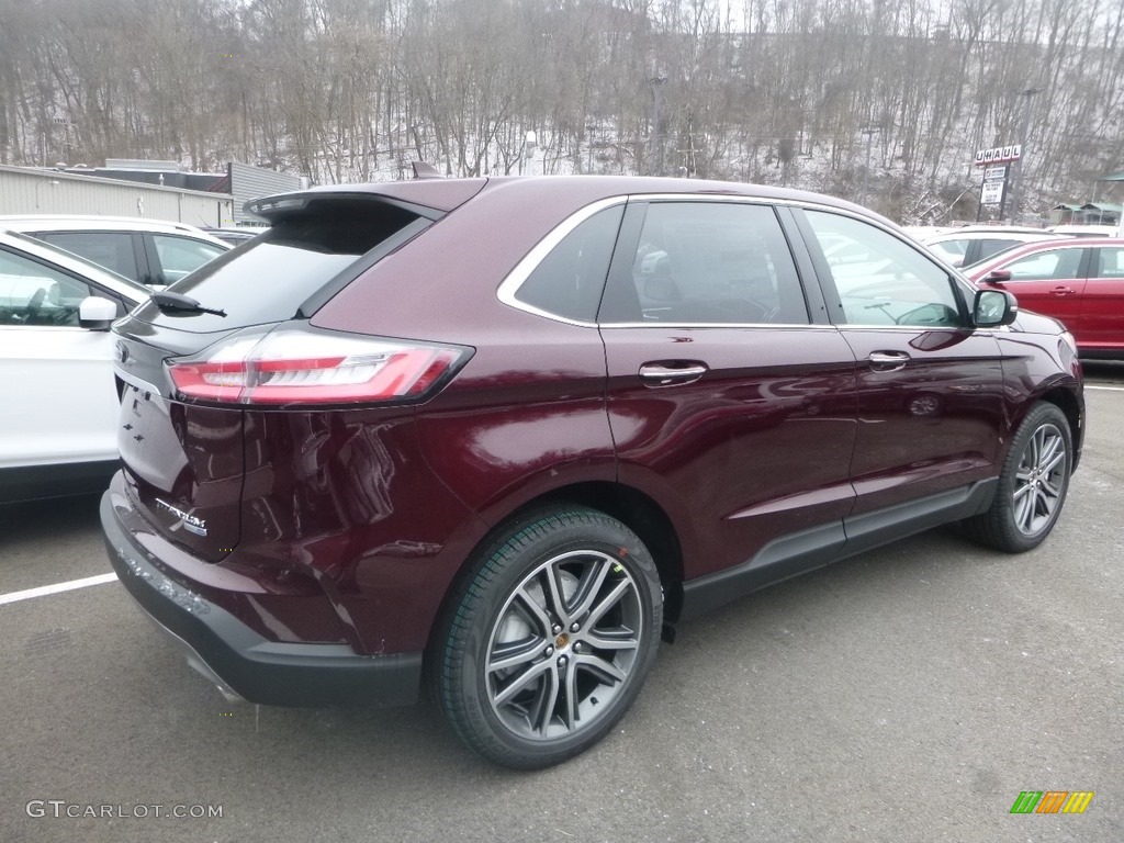 2019 Edge Titanium AWD - Burgundy Velvet / Ceramic photo #2