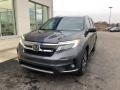 2019 Modern Steel Metallic Honda Pilot Touring AWD  photo #3